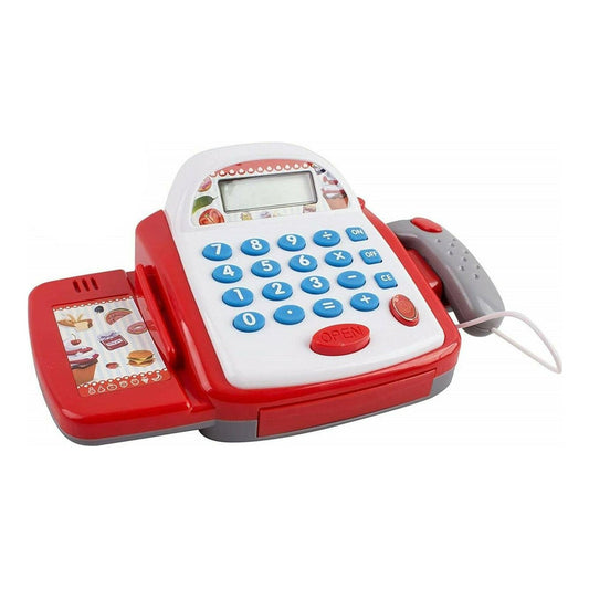 Caja Registradora Supermercado Calculadora Real Juegos Niños