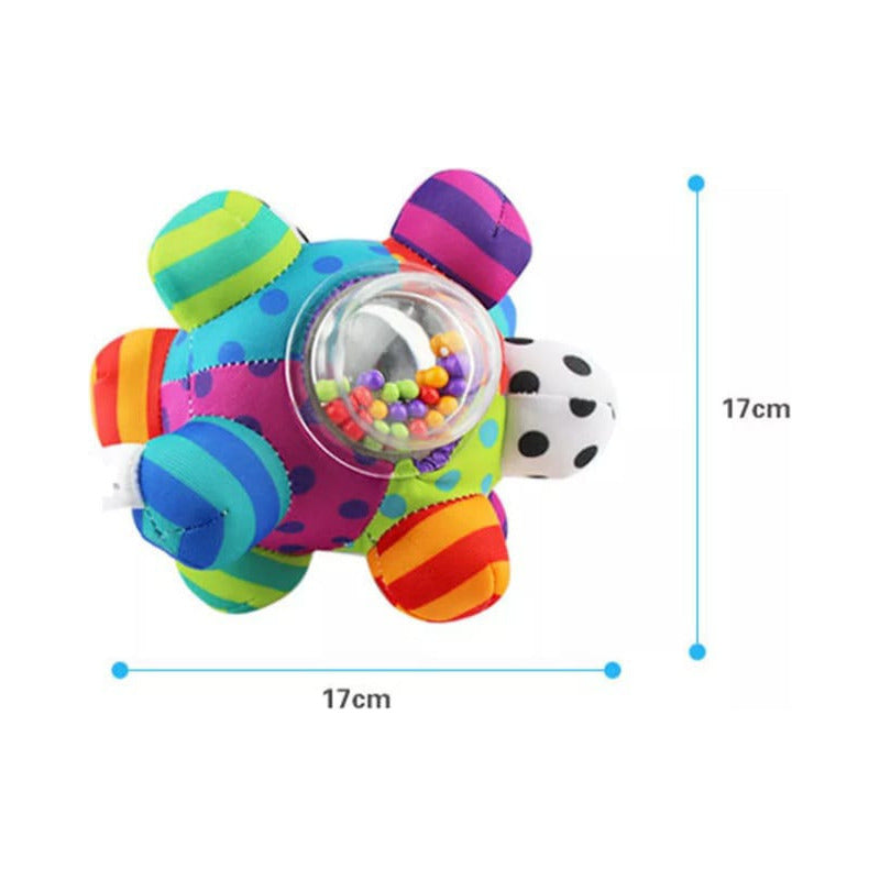 Pelota Sonajero Estimulación Sensorial Del Bebé