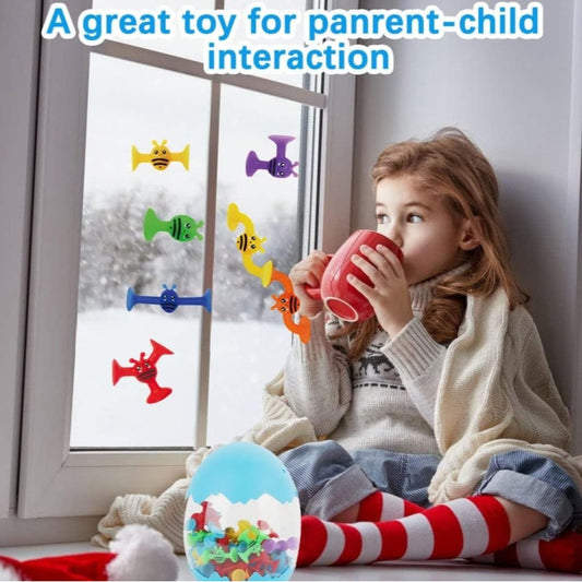 Juguete Educativos De Construcción Con Ventosa Para Niños