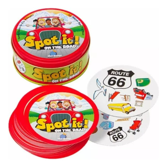 Juego De Cartas Dobble Spot It Figuras Carreras On The Road