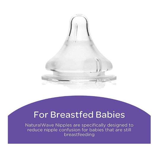 Tetina Natural Wave Repuestos Lansinoh 2unid Fluido Medio