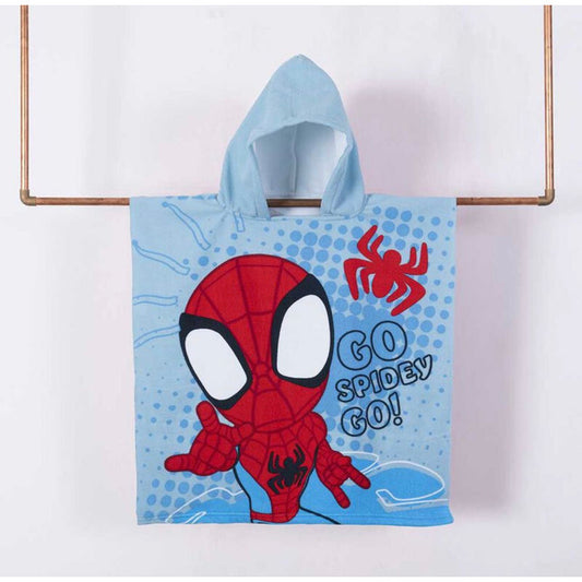 Toalla Con Capucha Niños Personajes Animados Playa-piscina