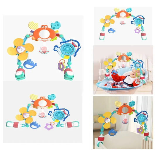 Arco Móvil Estimulación Bebé Para Coche - Cuna - Sillas