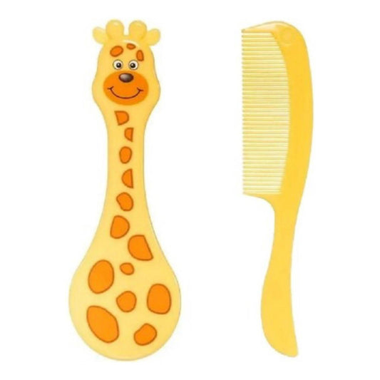 Set De Cepillo Y Peine Cerda Suaves Para Bebés-niños Colores