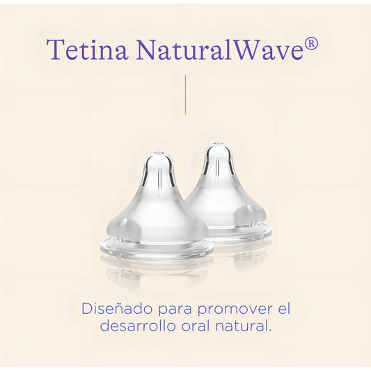 Tetina Natural Wave Repuestos Lansinoh 2unid Fluido Rápido