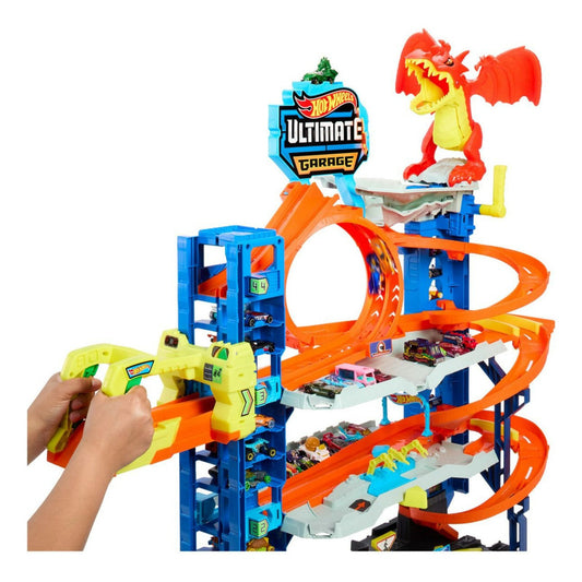Pista De Juguete Ultimate Garaje Hot Wheel Auto-ascensor Multicolor
