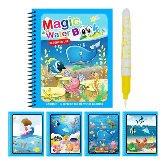 Cuaderno Magico De Agua Para Niños Y Niñas Dibujo
