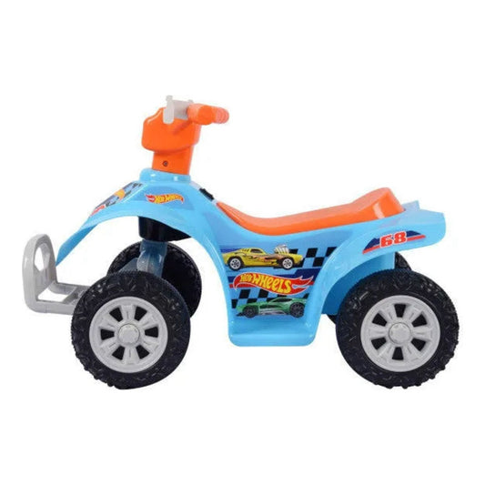 Cuatrimoto A Batería-recargable Azul Hot Wheels Niños Azul