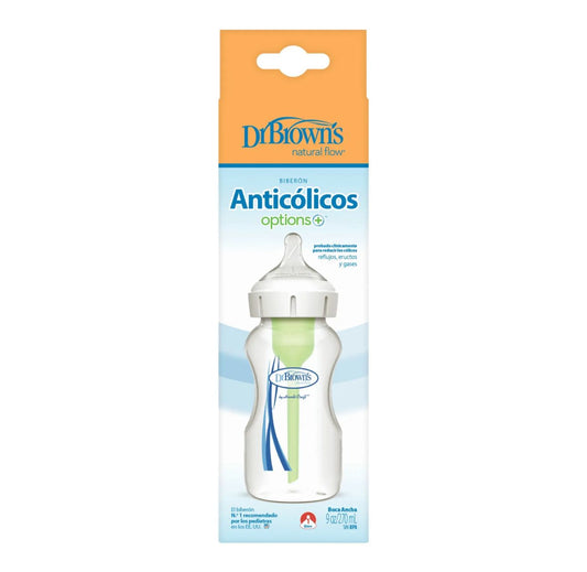 Mamadera Boca ancha Options+ 270ml Dr. Brown´s