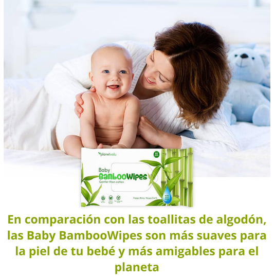 Toalla Húmedas Bambu Agua 99.9% (12x60) Biodegradable Nachin