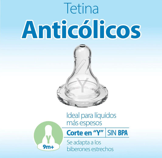 Tetina Estándar Options+ 9M+ Corte “Y” (Líquidos más espesos) Dr. Brown’s