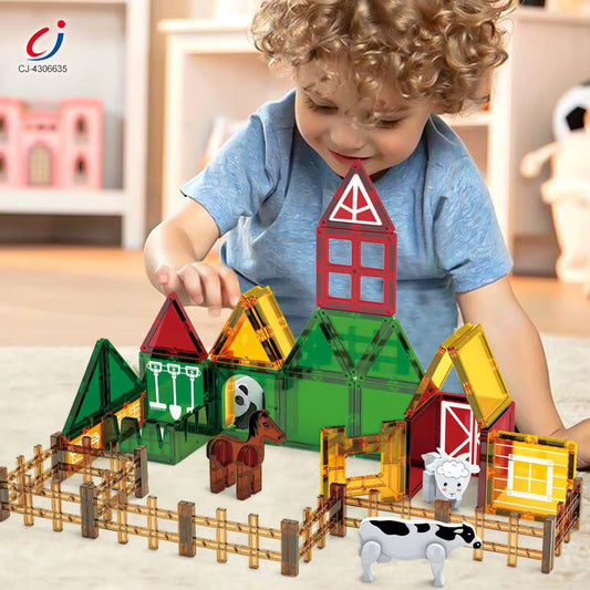 Juego De Imanes Magneticos Granja- Animales 46 Pzs