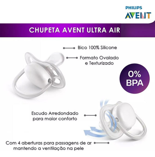 Chupete Velero Ultra Air Happy 6 -18 M