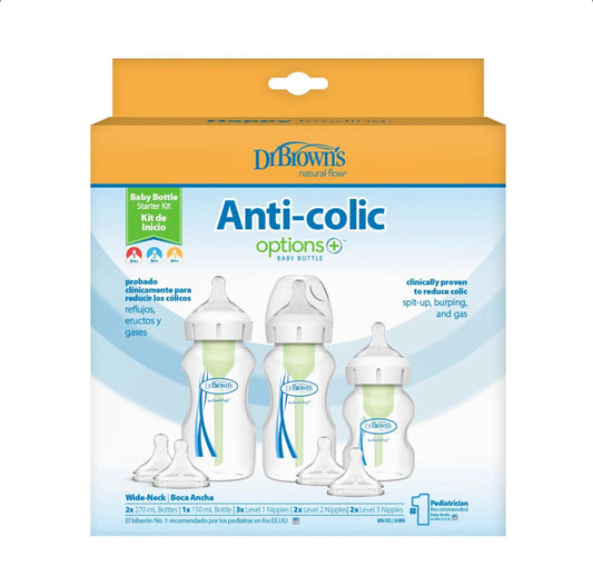 Kit Mamadera Inicio Boca Ancha Options+ Dr. Brown's