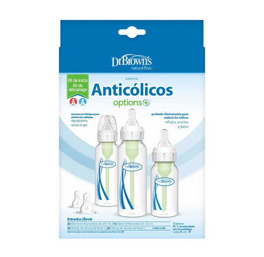 Kit Mamadera Inicio Boca Estándar Options+ Dr. Brown's