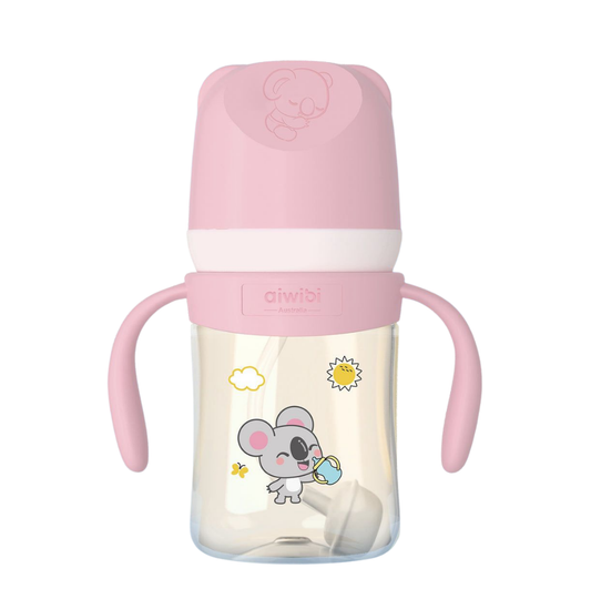 Mamadera Anticólicos con asas Aiwibi 180ml Tritan