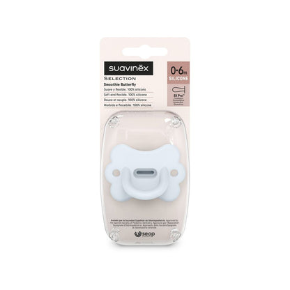 Chupete Suavinex Todo Silicona Butterfly 0-6 meses