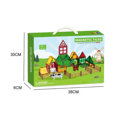 Juego De Imanes Magneticos Granja- Animales 46 Pzs