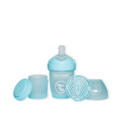 Mamadera Anticólico Twistshake Double Pro 180ml Celeste