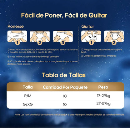 Pañales  Aiwibi Comfynite Pack X6 - talla P/M