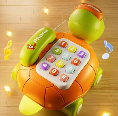Juguete Interactivo Musical De Arrastre Tortuga