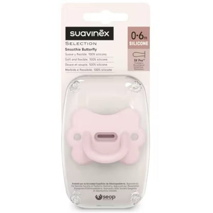 Chupete Suavinex Todo Silicona Butterfly 0-6 meses