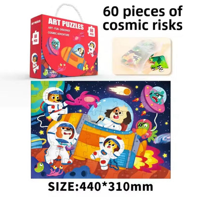 Rompecabezas Puzzle Para Niños 60 Piezas Astronauta
