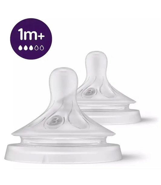 Tetinas Natural Response  Avent  1m+ Flujo 3 Repuesto