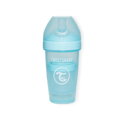 Mamadera Anticólico Twistshake Double Pro 260ml Celeste