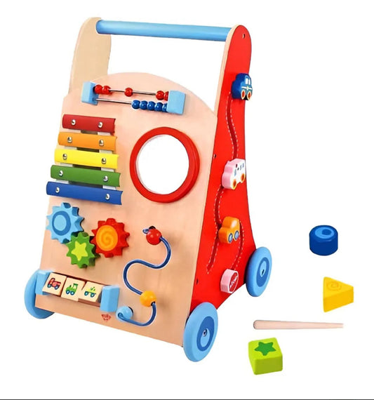 Caminador De Actividades Didactico Madera Bebe-niños