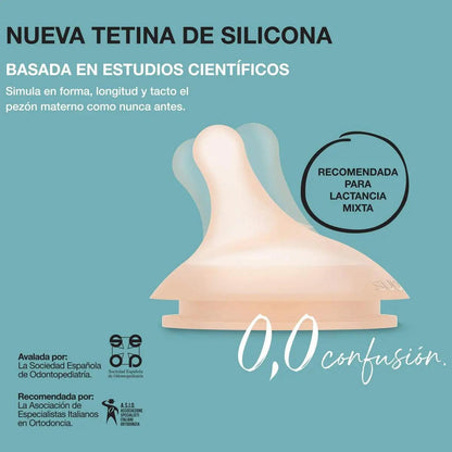 Mamadera Anti-cólico Zerø Zerø 180ml Flujo Lento Suavinex