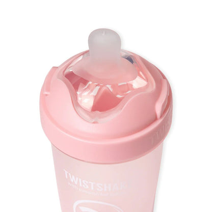 Mamadera Anticólico Twistshake Double Pro 180ml Rosa