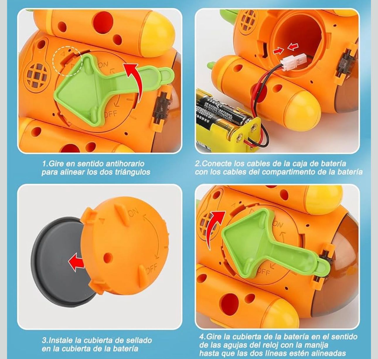 Submarino Regadera De Baño Para Bebe Juguete Ducha Tina