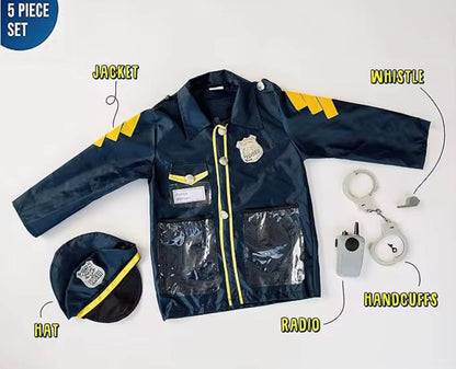 Disfraz Profesión U Oficio Policia Para Niños