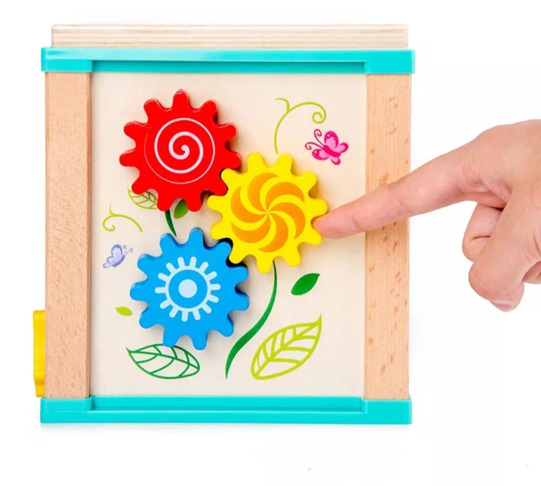 Cubo Didáctico Juguete De Madera Montessori Niños Infantil