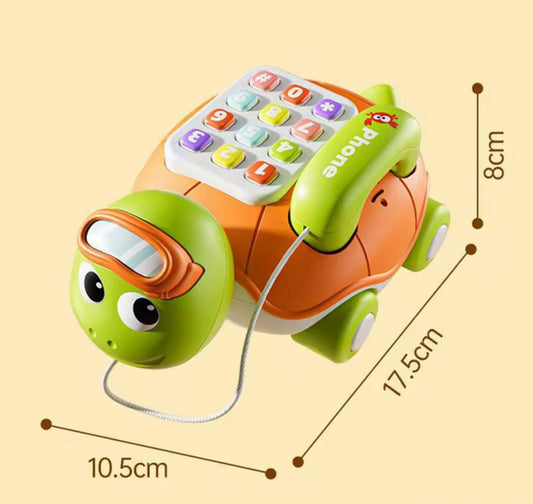 Juguete Interactivo Musical De Arrastre Tortuga