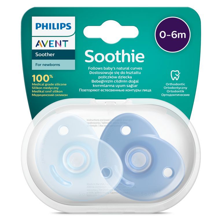Chupete Soothie Azul  0-6 M