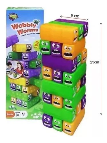 Torre De Bloques Apilable Estilo Jen--ga Plástico