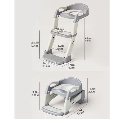 Asiento Adaptador Escalera- Pelela 2 En 1 Wc Niños