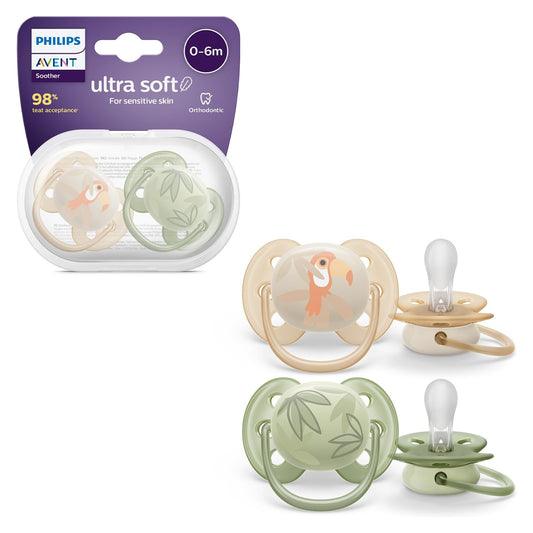 Chupete Ultra Soft 0-6 M niño Tucan