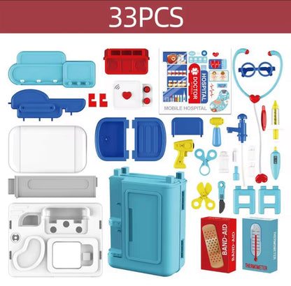 Set Doctor Medicina Juguete Maleta Juego De Roles Niños