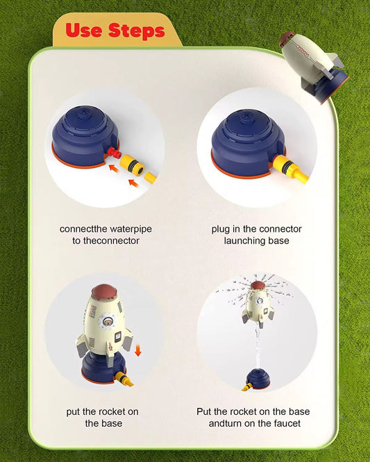 Juguete Cohete Rociador De Agua Lanza Agua Verano Niños