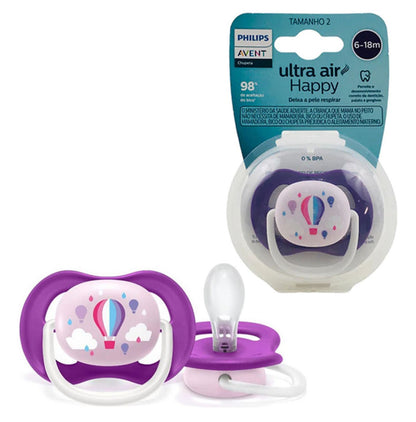 Chupete Globo Ultra Air Happy 6-18 M
