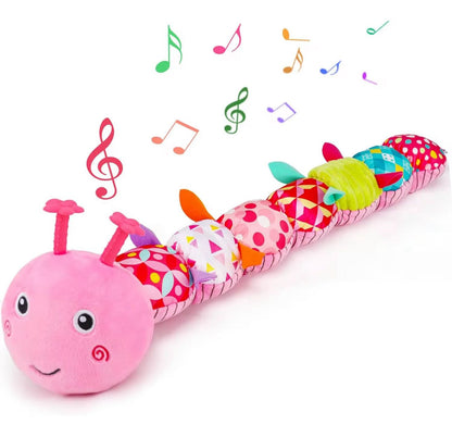 Peluche Gusano Sensorial Oruga Niños Multicolor Infantil