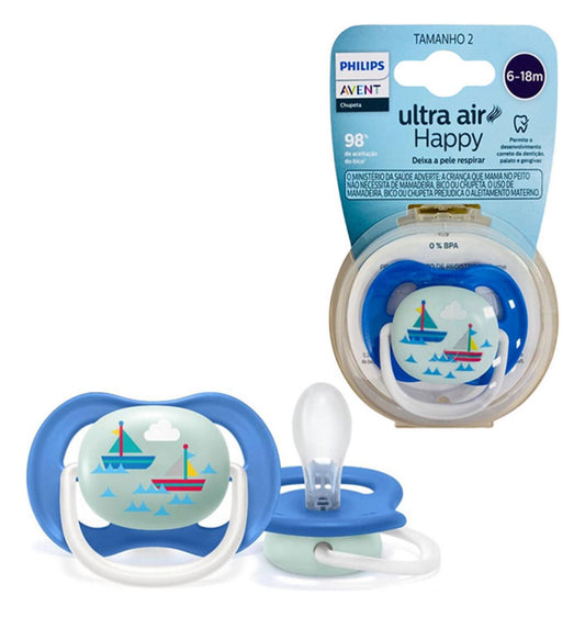 Chupete Velero Ultra Air Happy 6 -18 M