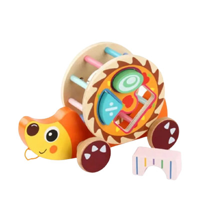 Juguete De Arrastre Y Encaje Madera Animales Bebés - Niños