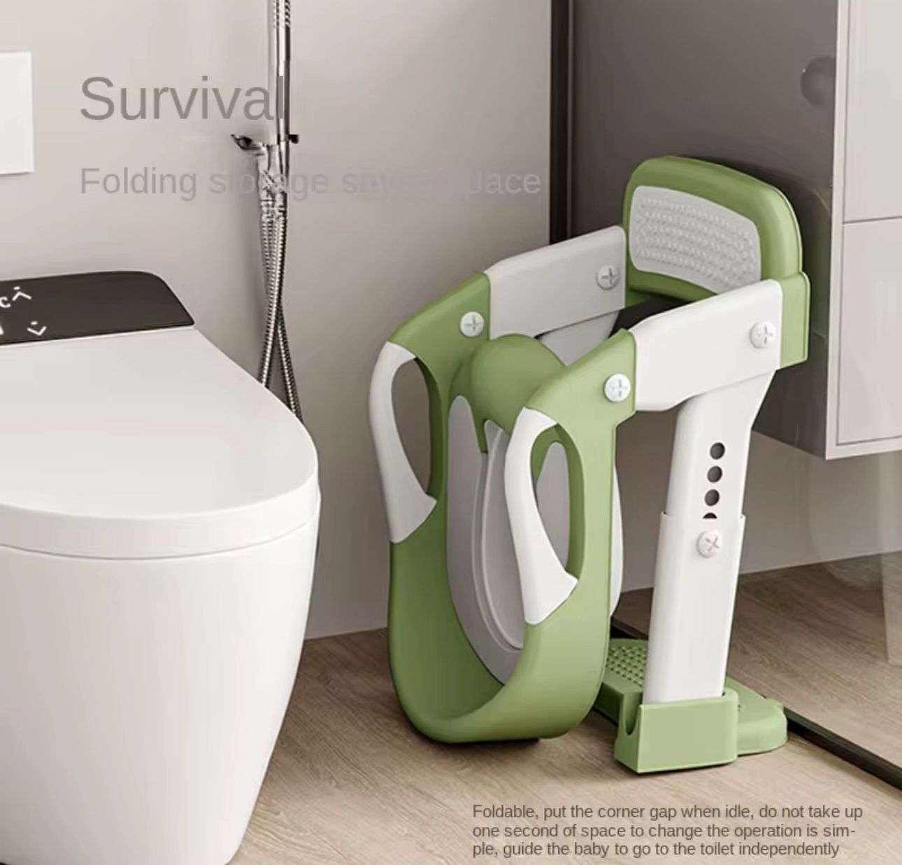 Asiento Adaptador Escalera- Pelela 2 En 1 Wc Niños