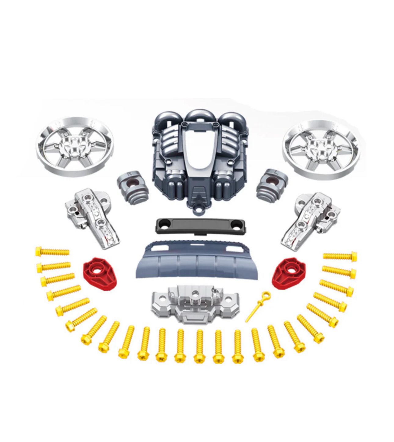 Juego Rol Mecánico Camión Rojo Armable Niños