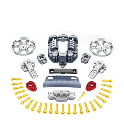 Juego Rol Mecánico Camión Rojo Armable Niños