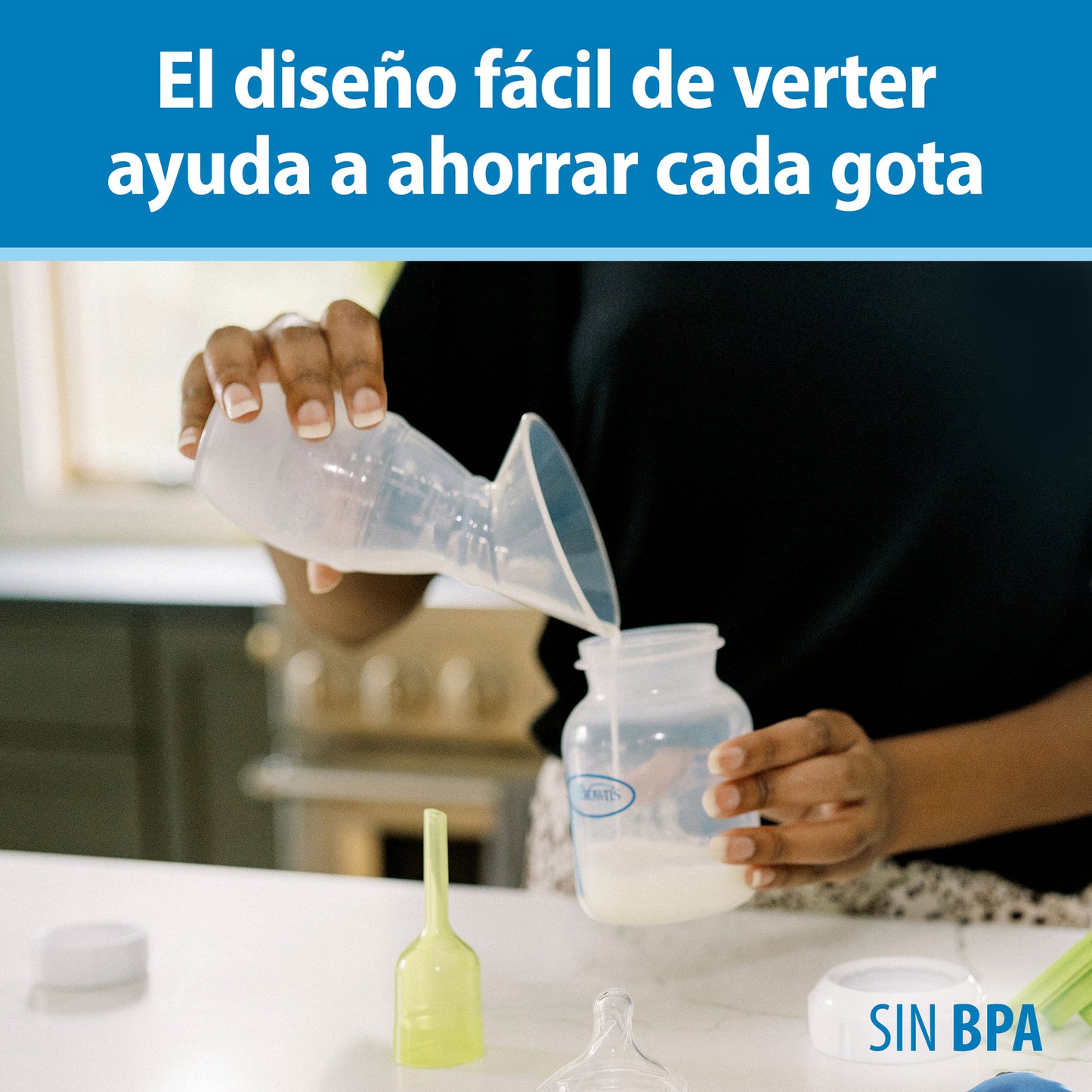Pack Recolector De Leche Manual Dr. Brown's + Mamadera 150ml